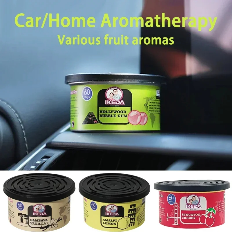 Home Fragrance No 4 - 車用芳香剤：12種類の香り | オーガニック缶 | 消臭剤エッセンシャル |