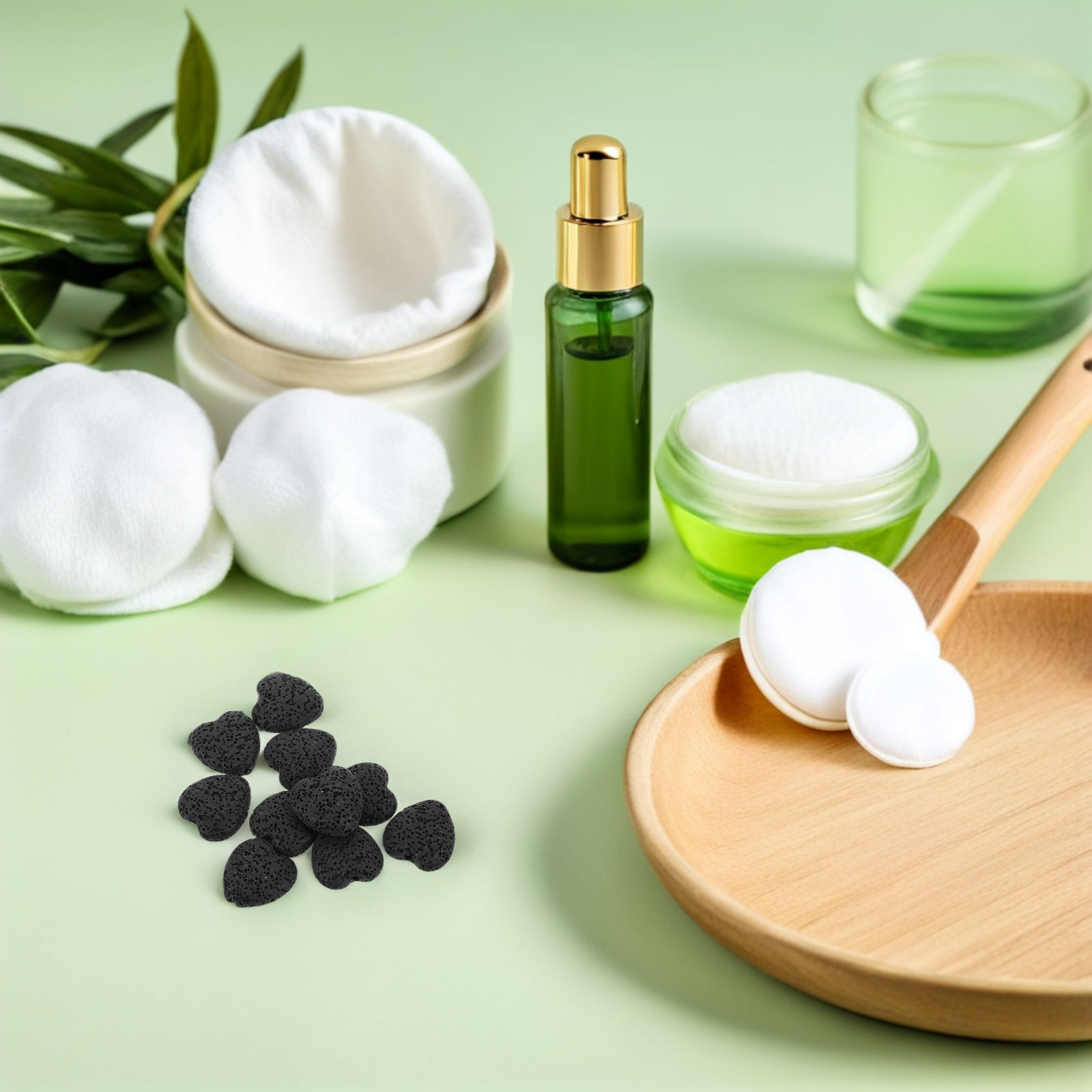 Home Fragrance Usa - 20個入り ハート型火山溶岩石 エッセンシャルオイルディフューザーストーン パッシブフレグランスアロマビーズ 再利用可能 家庭