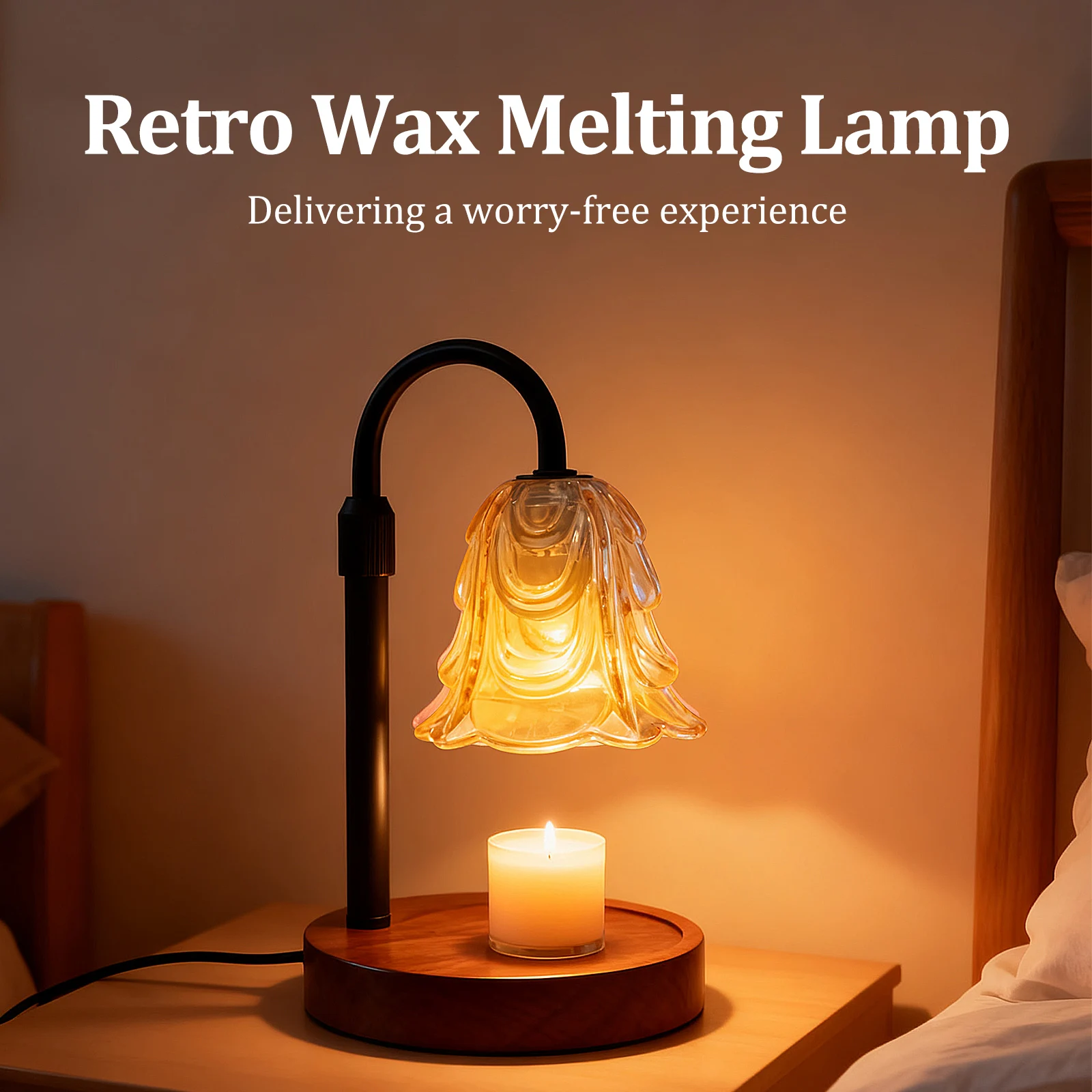 Home Fragrance Wax Melts - ホームデコレーションワックスメルティングランプ装飾フレグランスランプホームオフィス用アンビエントフレグランスデコレーションタイマー付き高さ調節可能