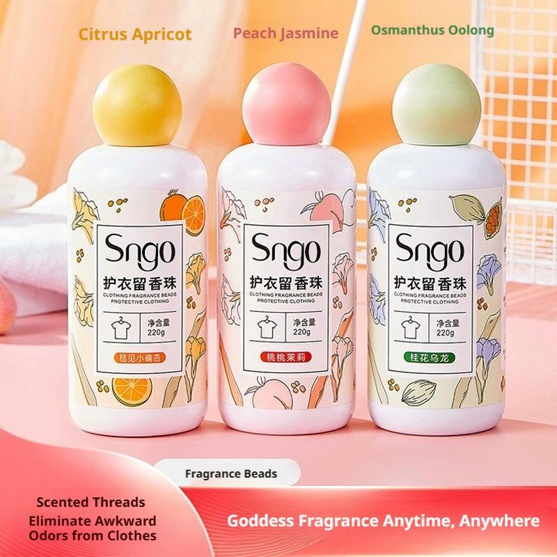 Scent Booster Bead - ランドリー香りブースタービーズ 長続きする香りブースターペレット 柔軟剤 衣類用ランドリービーズ 消臭剤 220g