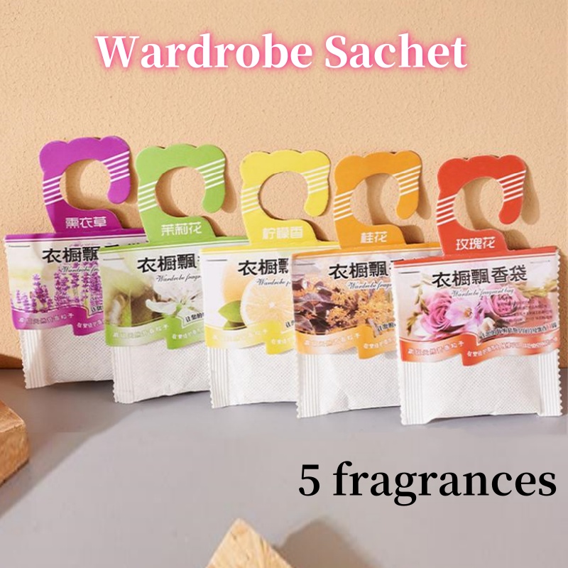 Home Fragrance Lavender - フレグランスのワードローブの小袋,5個,香炉の吊り下げ装飾,臭気除去,バラ,ジャスミン,ラベンダー,家庭用芳香剤,車
