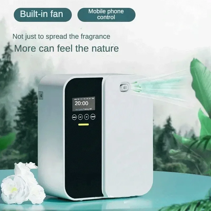 Home Fragrance Hotel Collection - 1000m³ 電気式香りディフューザーマシン 壁掛け式フレグランスディフューザー Bluetooth対応 エッセンシャルオイルディフューザー 家庭用