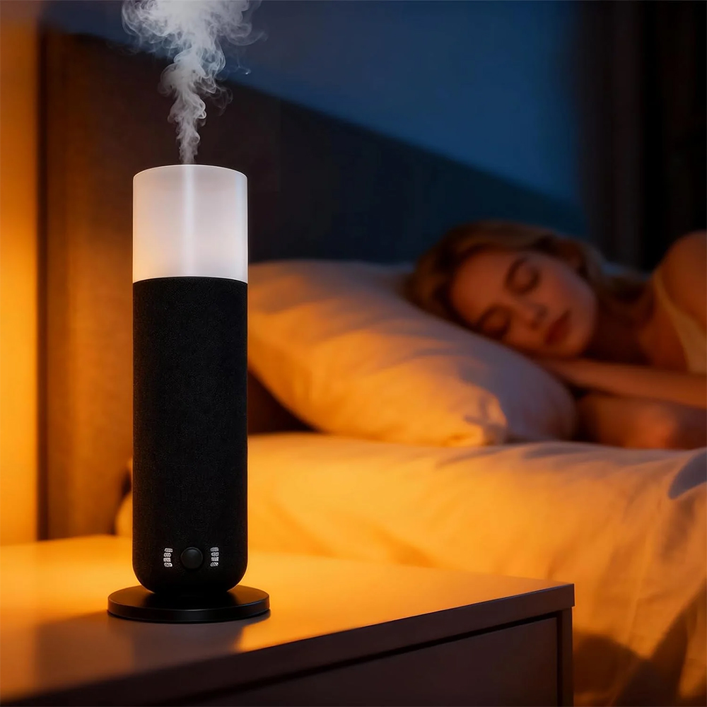 Home Fragrance Hotel Collection - NAMSTE 120ML タワーセントディフューザーマシン Bluetooth制御フレグランスディフューザー 電気式芳香器 家庭用