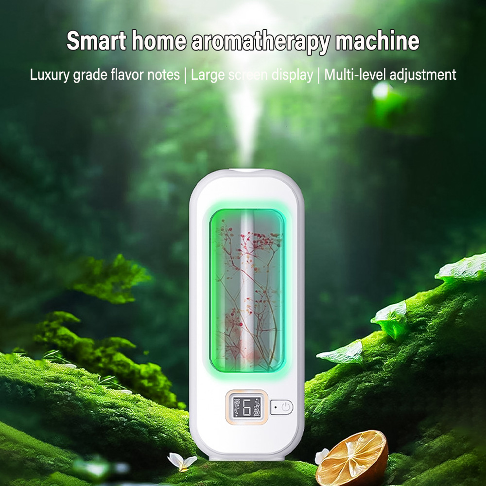 Home Fragrance Perfume - アロマセラピーマシン自動ホームフレグランスマシンエッセンシャルオイルディフューザーネブライザーキッチンとトイレの消臭用