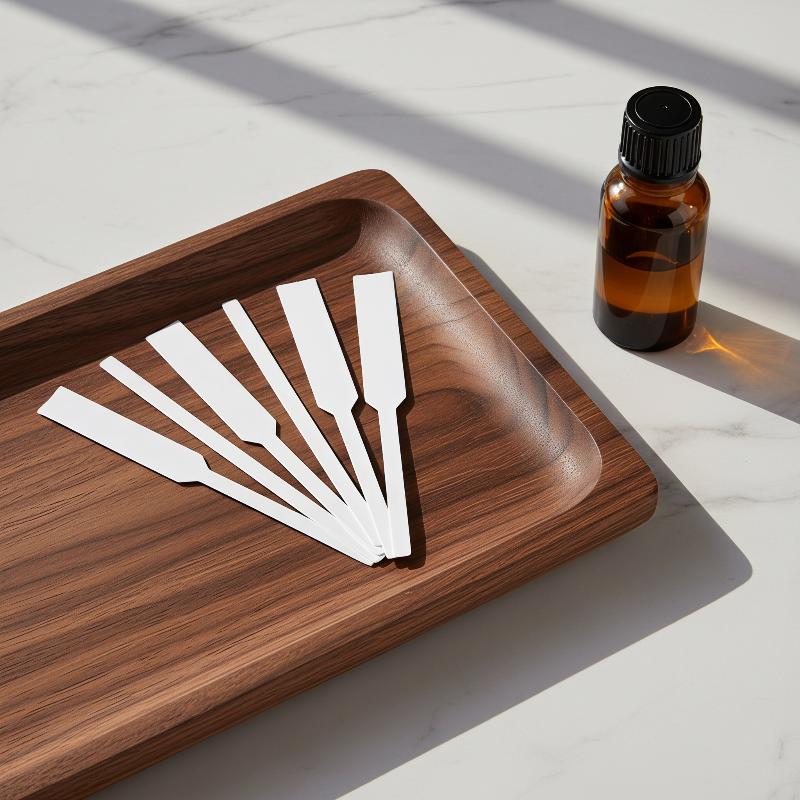 Home Fragrance Usa - 100枚入り耐久性のある紙製プレミアム吸収性香水テストストリップ、厚手で香料テスト、香水作り、家庭用に最適