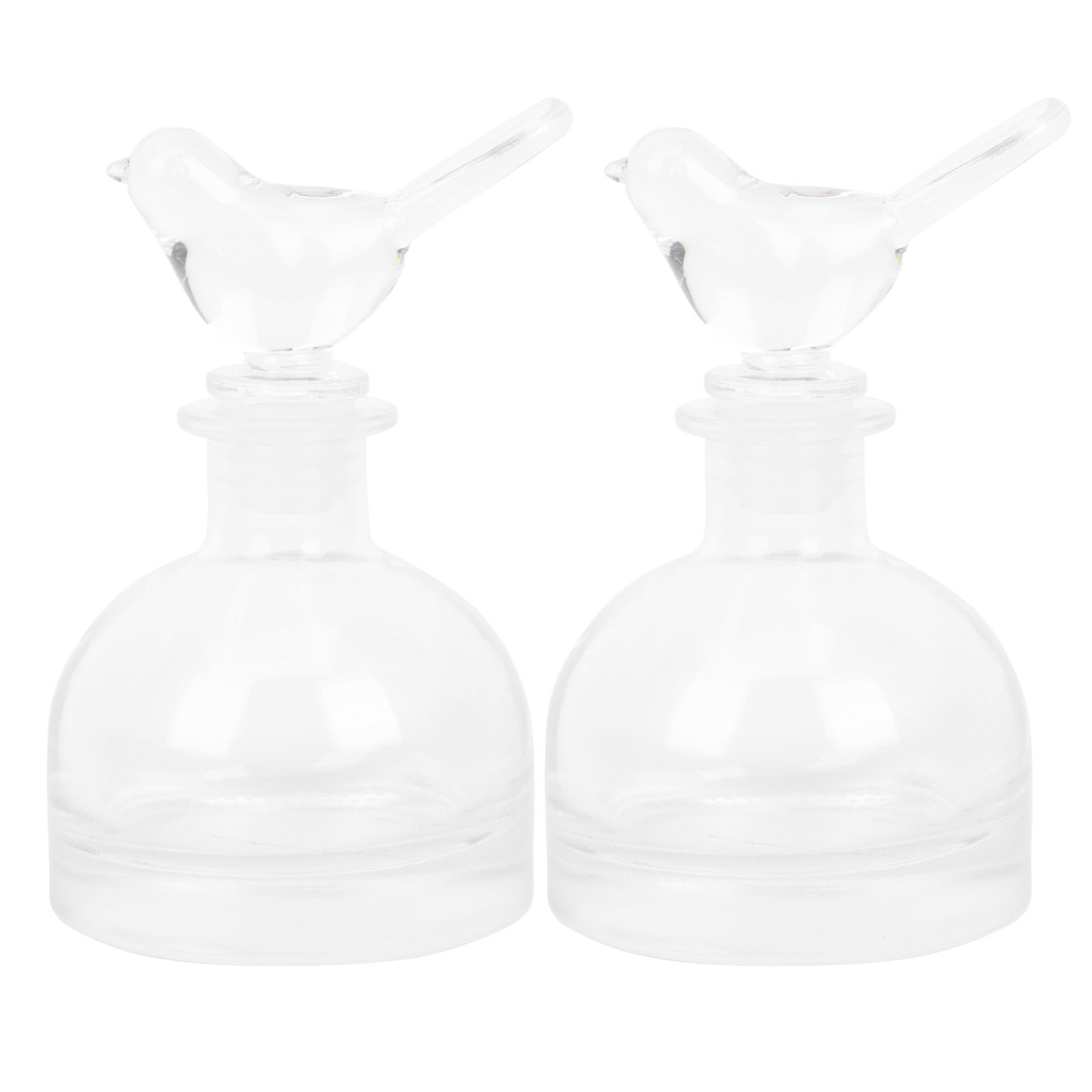 2 個のガラス香水瓶プレミアムクリア頑丈な家庭用車装飾フレグ - Home Fragrance Usa のレビューと価格