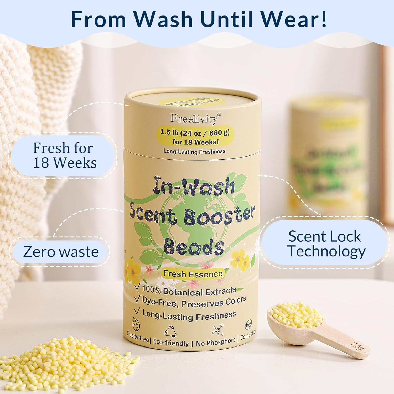インウォッシュセントブースタービーズ – フレッシュエッセン - Scent Booster Bead のレビューと価格