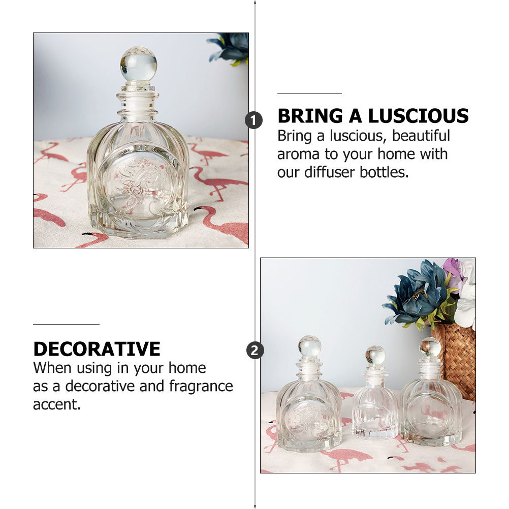 5 セットのフレグランスボトル透明フレンチスタイル香水ディフ - Home Fragrance Usa のレビューと価格