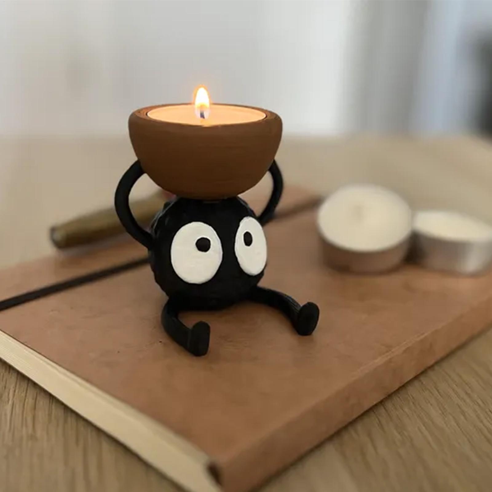 アニメキャンドルホルダーキット 3D かわいい動物の香りのキ - Home Fragrance Wax Melts のレビューと価格