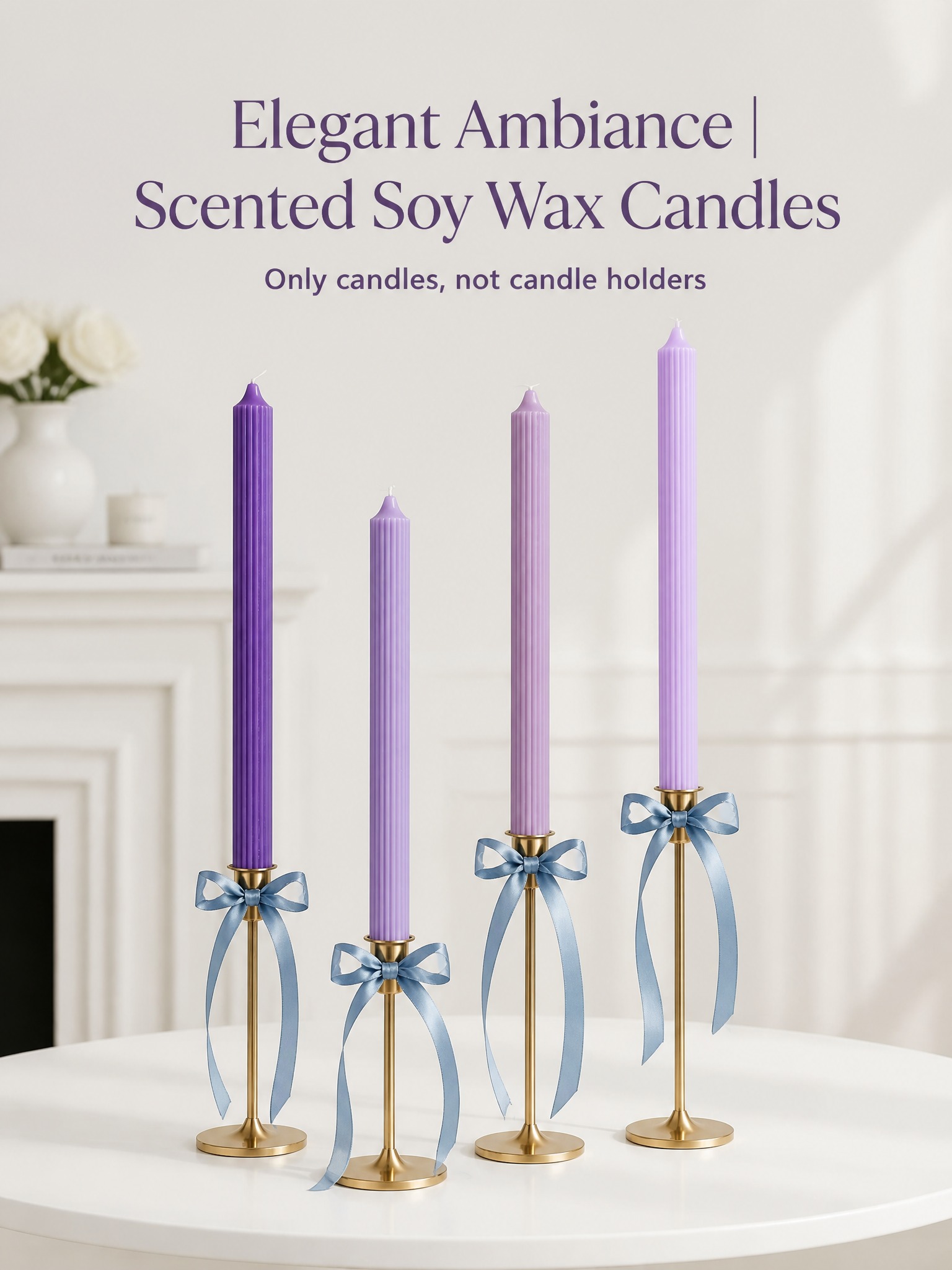 4本セット ローマ風円柱型アロマキャンドル、黒煙なし、香り付 - Home Fragrance No 4 のレビューと価格