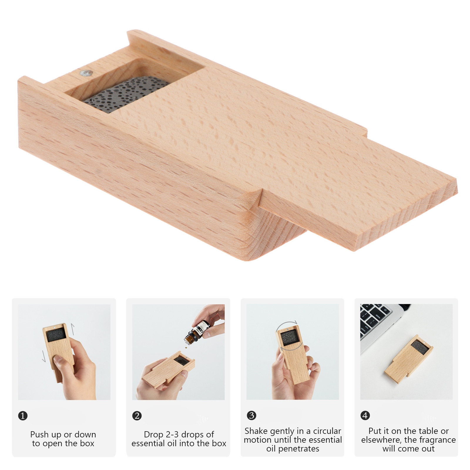 1 セットブナ材アロマディフューザープレミアムエッセンシャル - Home Fragrance Leather Diffuser のレビューと価格