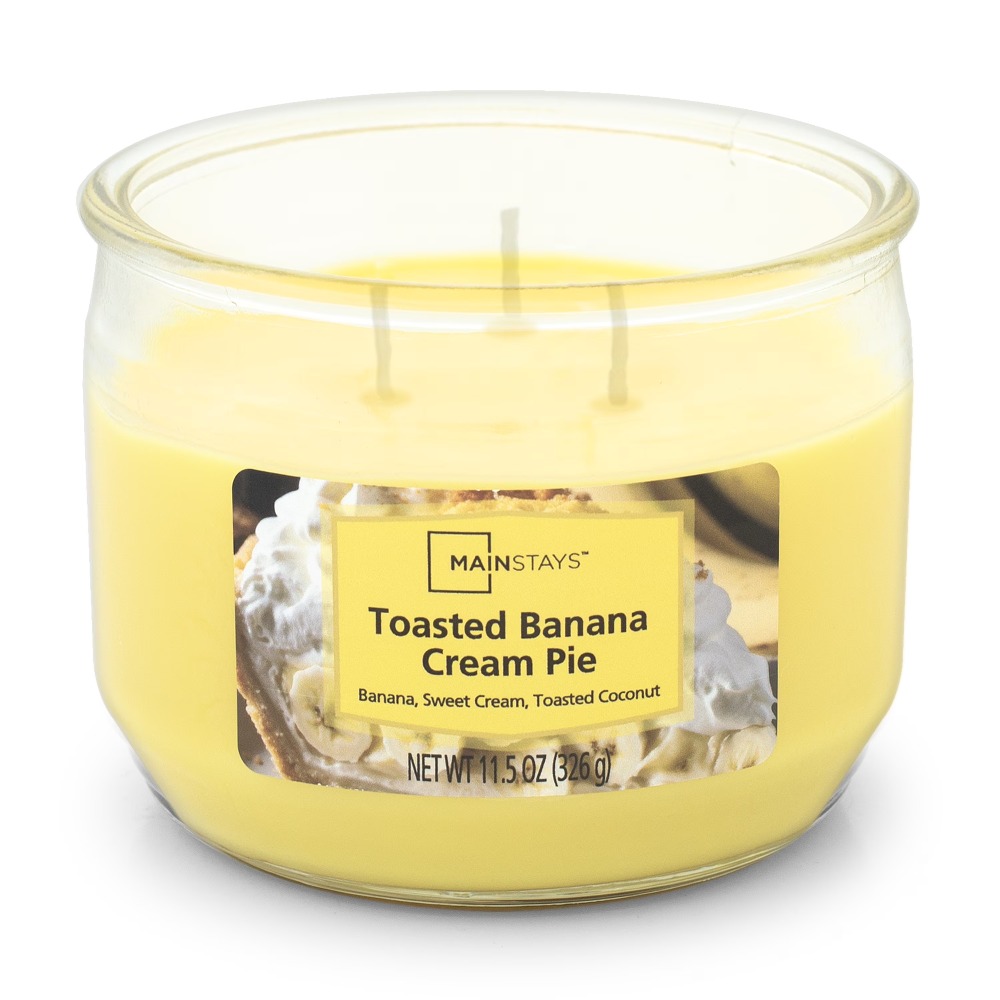 トーストバナナクリームパイの香りの大きな3芯キャンドル ホー - Home Fragrance Usa のレビューと価格