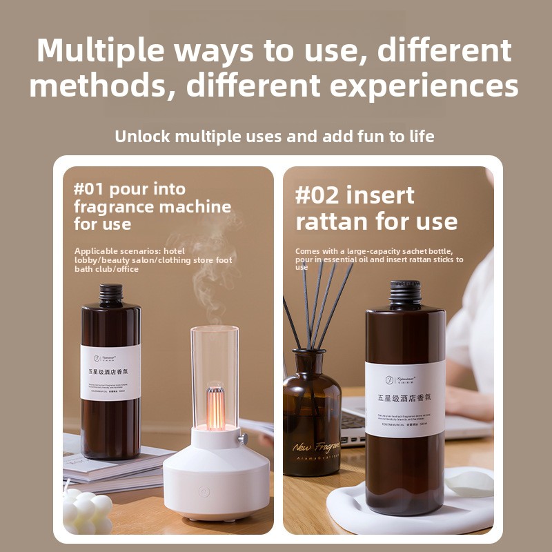 500ML ローズの香りのディフューザー詰め替えオイル、長時 - Home Fragrance Hotel Collection のレビューと価格
