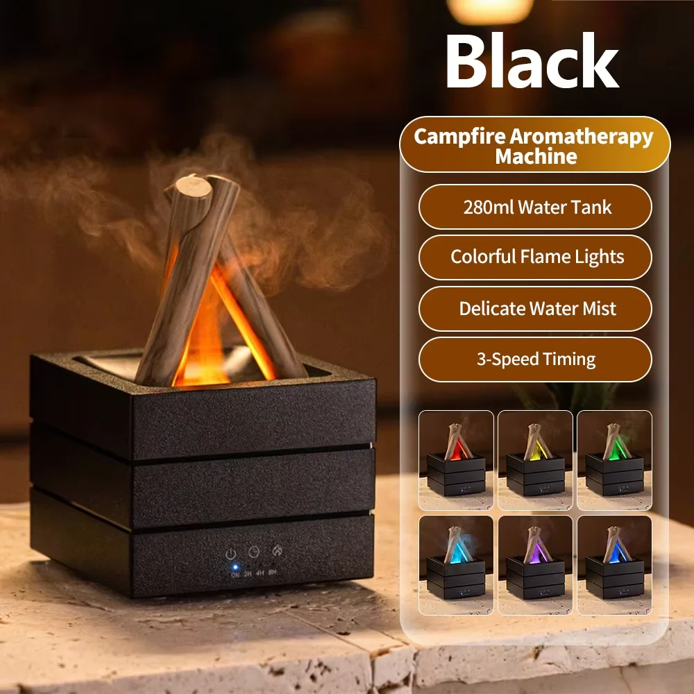 空気加湿器 炎型 エッセンシャルオイルディフューザー 家庭用 - Home Fragrance Leather Diffuser のレビューと価格