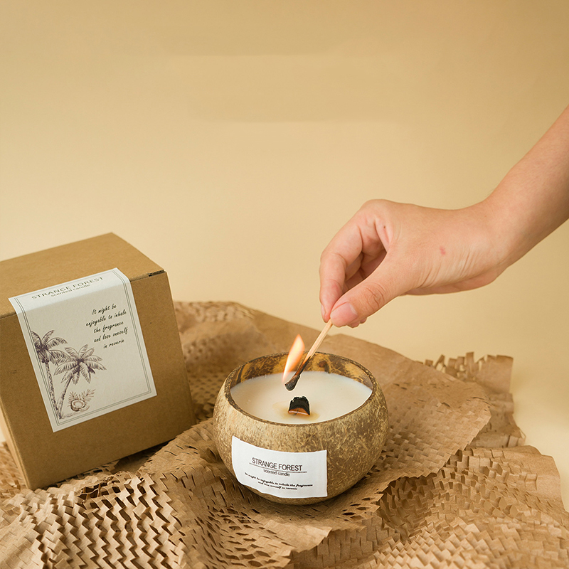 ココナッツシェル アロマセラピー キャンドル エッセンシャル - Home Fragrance Wax Melts のレビューと価格