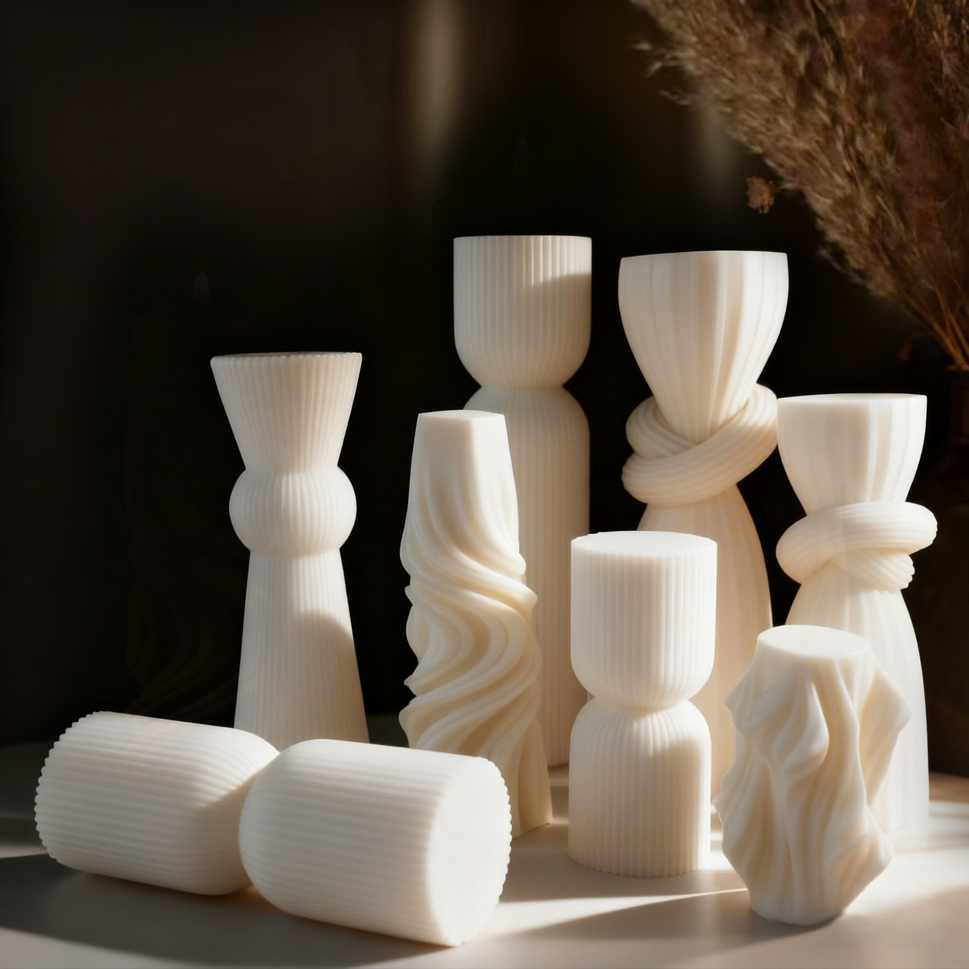 北欧ミニマリストホワイト香りのキャンドル雰囲気ホームデコレー - Home Fragrance Usa のレビューと価格