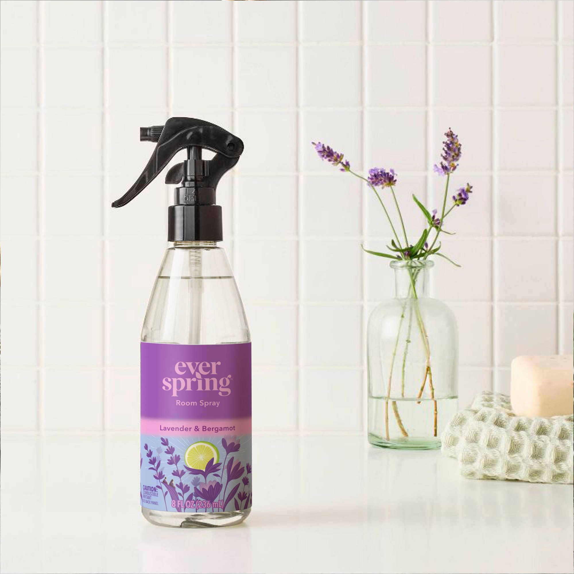 ラベンダーベルガモットルームスプレー、植物由来の香りで、ご家 - Home Fragrance Lavender のレビューと価格