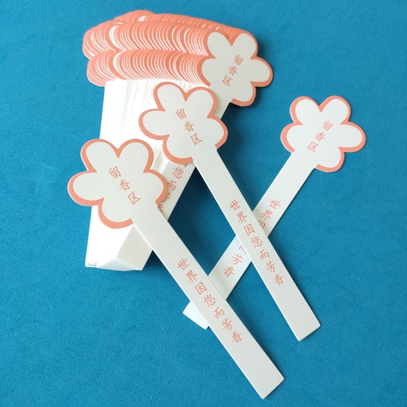 10 枚の花の形をした香水テストストリップ、空白の書き込みエ - Home Fragrance Usa のレビューと価格