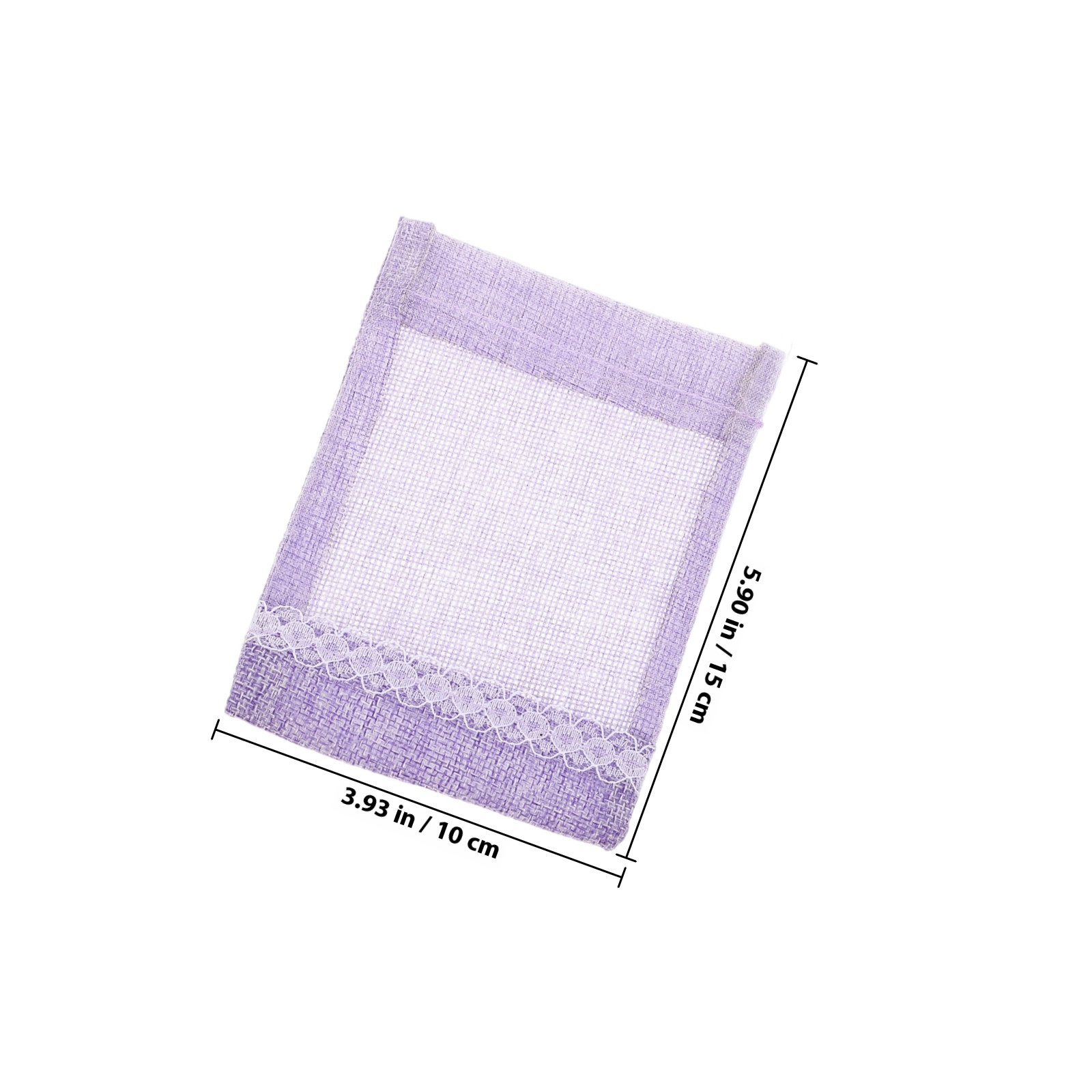 5 個の空のラベンダーサシェバッグガーゼリネン巾着フレグラン - Home Fragrance Linen のレビューと価格