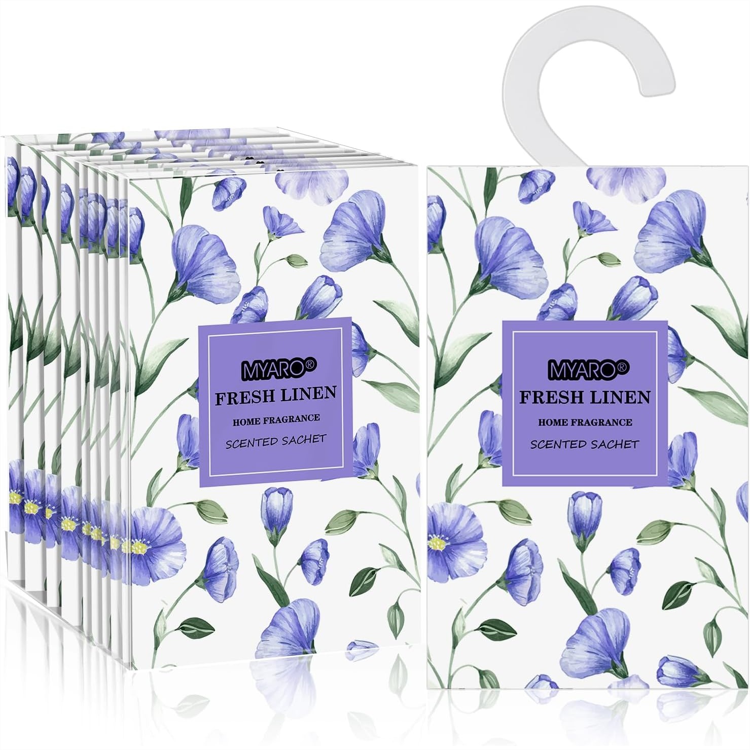 12個のリネン製香り袋、引き出しやクローゼット用、長持ちする - Home Fragrance Linen のレビューと価格