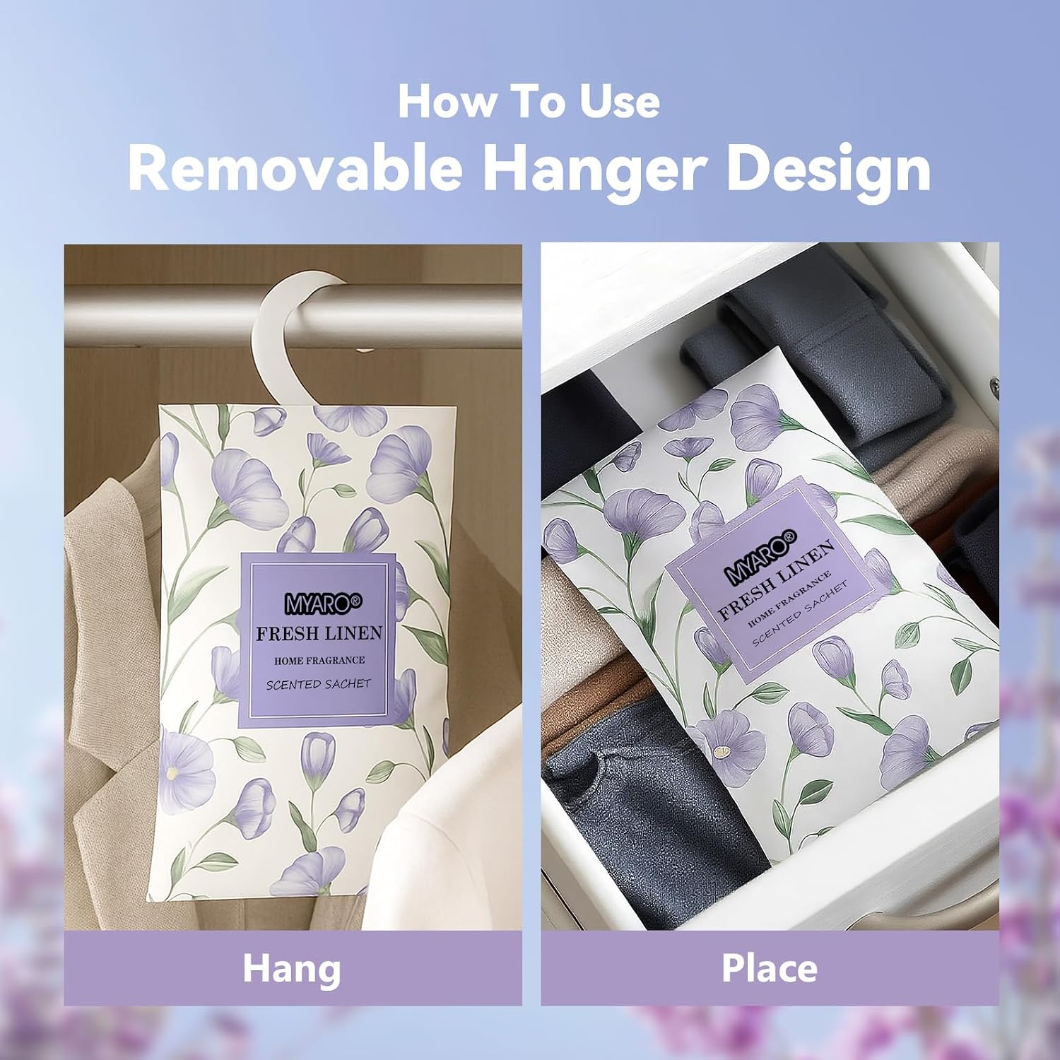 12個のリネン製香り袋、引き出しやクローゼット用、長持ちする - Home Fragrance Linen のレビューと価格