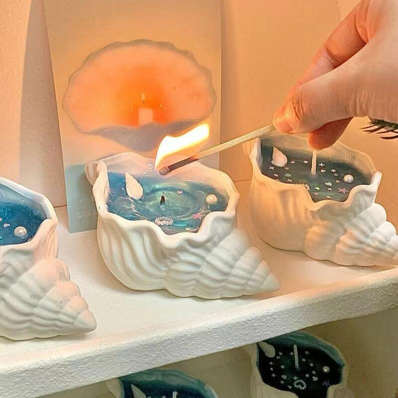 固形エッセンシャルオイルワックスメルト、クリエイティブな貝殻 - Home Fragrance Wax Melts のレビューと価格