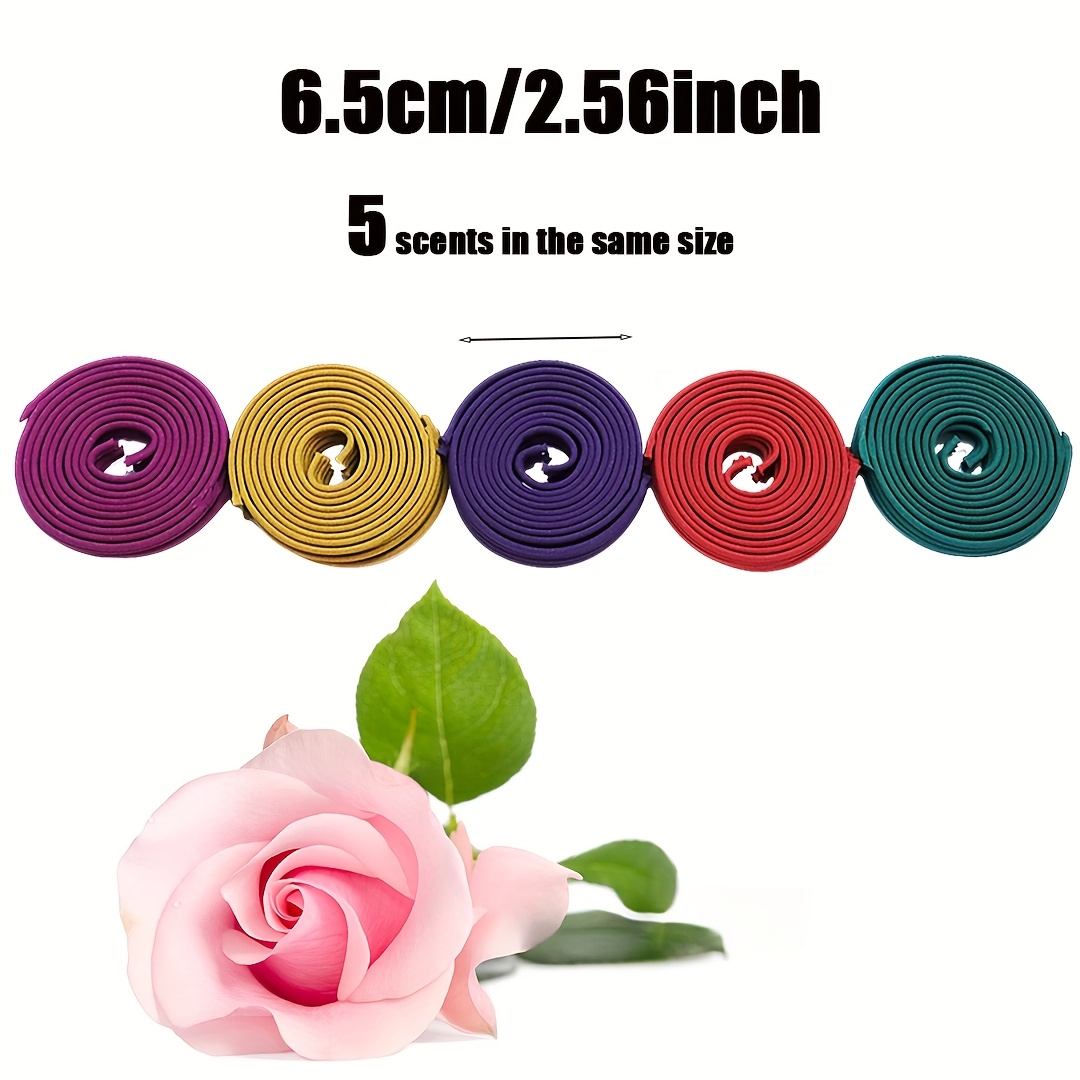 高品質クラシック螺旋香混合セット、6本入り。 直径3cmの手 - Home Fragrance Lavender のレビューと価格