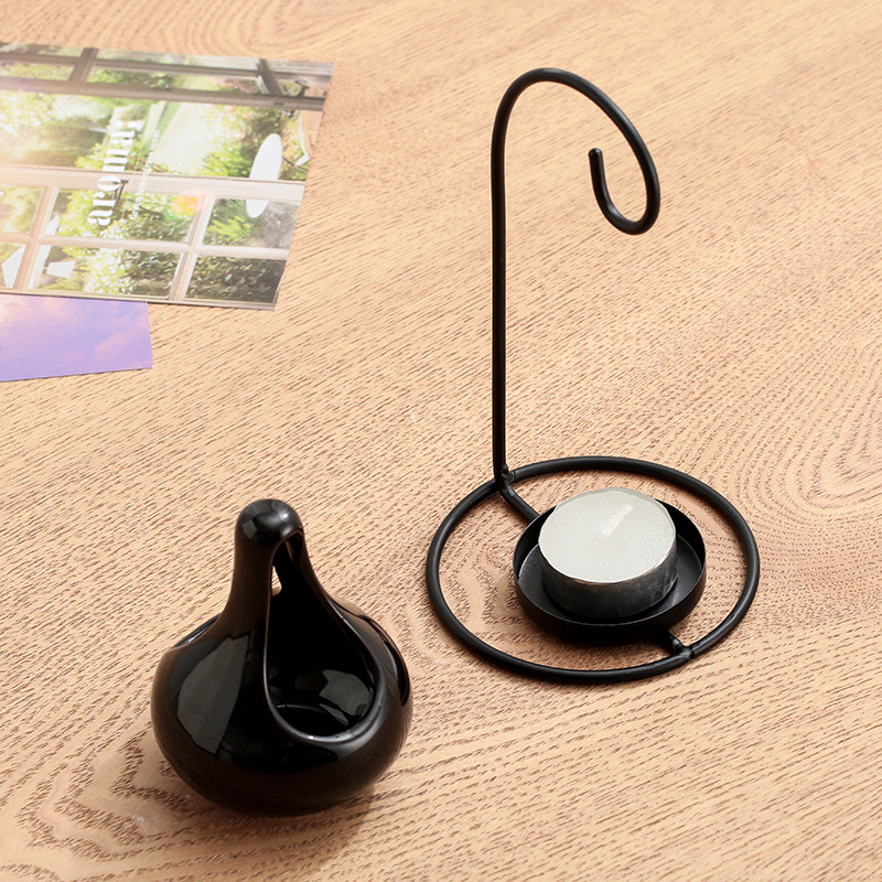 黒色の吊り下げ式ストーブ、クリエイティブなフレグランスバーナ - Home Fragrance Amazon のレビューと価格