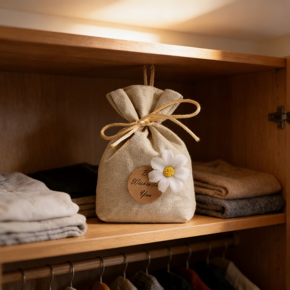 四季対応リネンポーチ香り袋、クラシックな香りで衣類の臭いを消 - Home Fragrance Linen のレビューと価格
